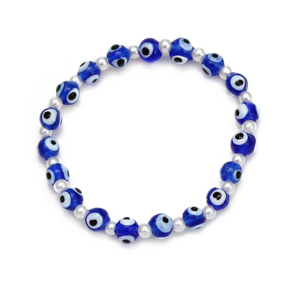 Ladies' Eye Bead Charm Bracelets