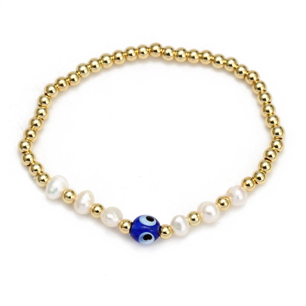 Ladies' Eye Bead Charm Bracelets