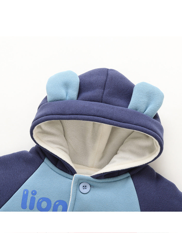 Infant Winter Fleece Hoodie Jacket