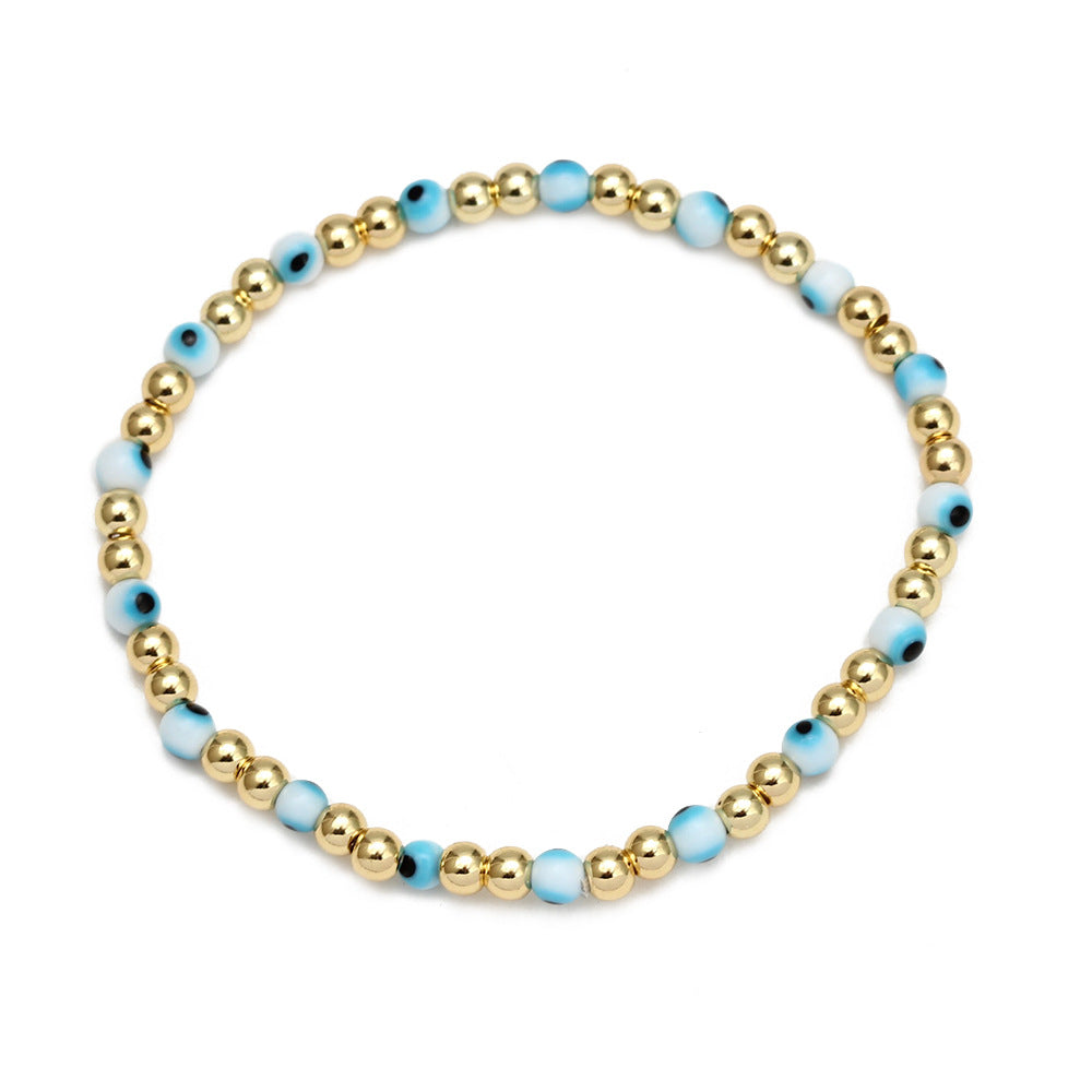 Ladies' Eye Bead Charm Bracelets