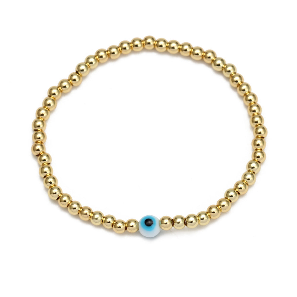 Ladies' Eye Bead Charm Bracelets
