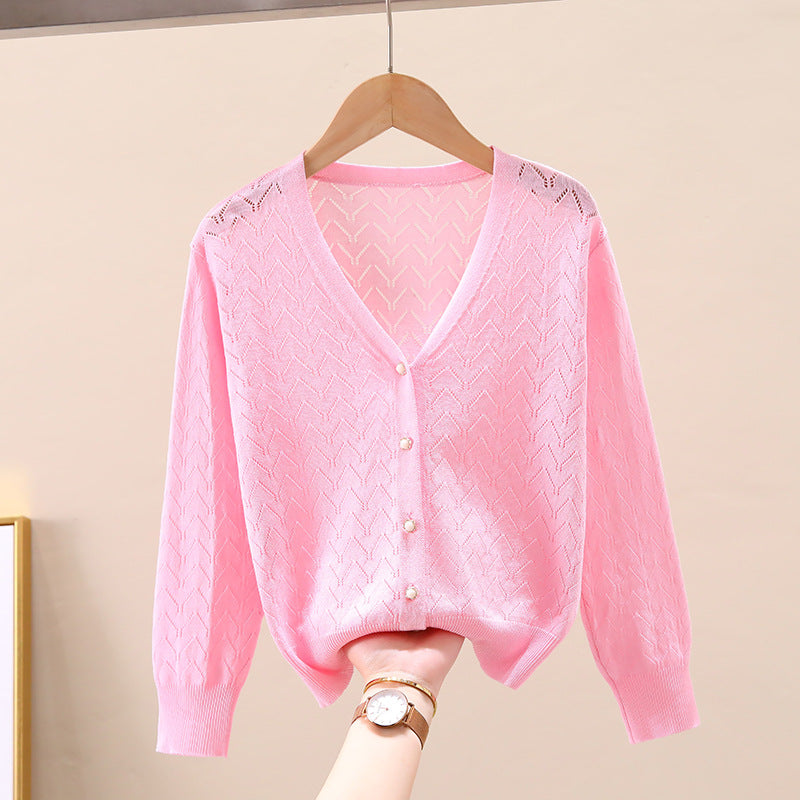 Kids' UV Protective Knit Cardigan