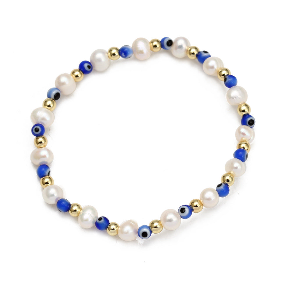 Ladies' Eye Bead Charm Bracelets