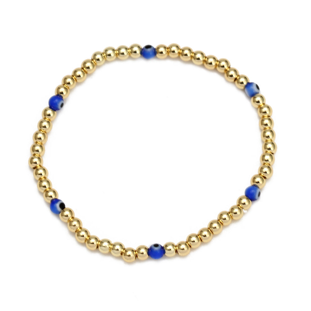 Ladies' Eye Bead Charm Bracelets